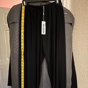 Joah Brown Black Mesh Zeppelin Pant NWT Size M/L